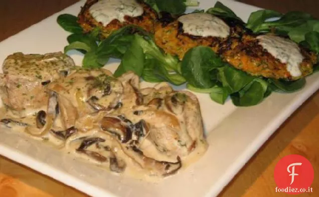 Maiale Aux Champignons (maiale francese con funghi)