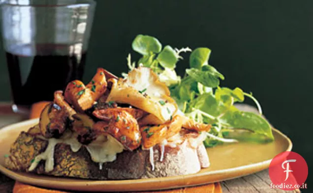 Panini con Funghi Selvatici e Fontina