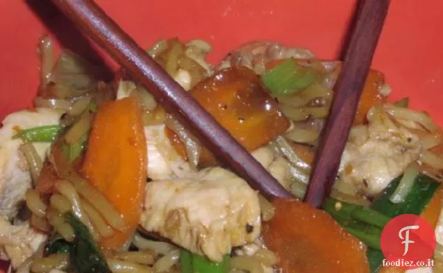 Teriyaki Pollo e tagliatelle