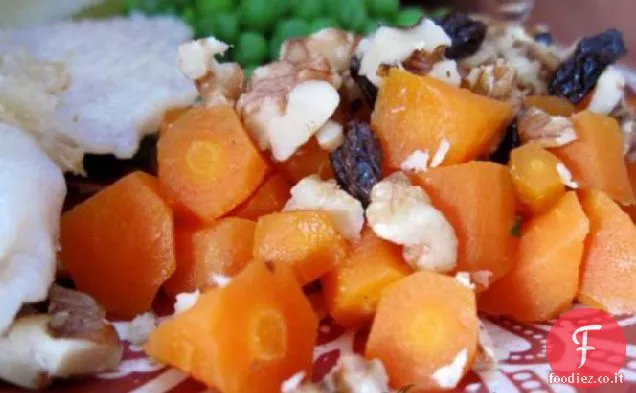 Carote al limone e noci