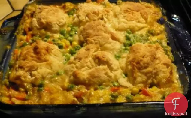Tortino di tacchino con biscotti