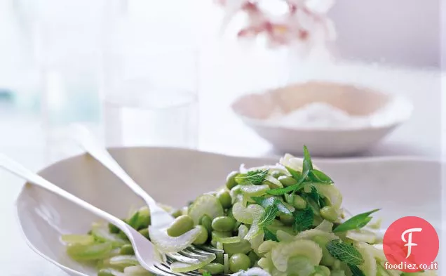 Slaw di sedano con Edamame