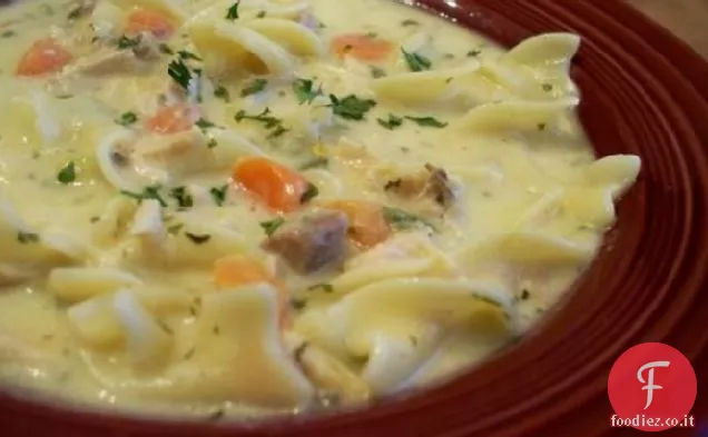 Zuppa di tacchino cremoso