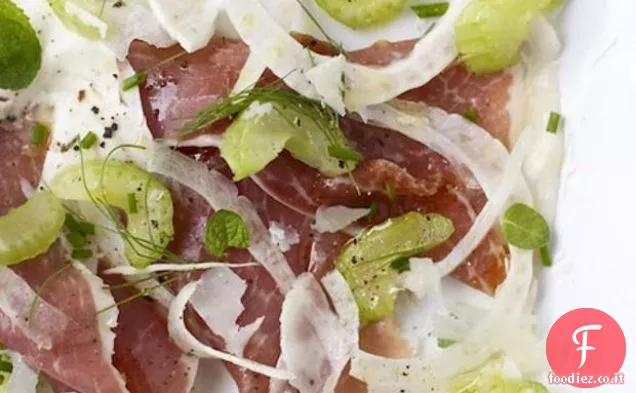 Insalata di sedano, Prosciutto e prezzemolo