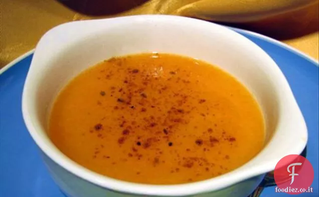 Zuppa di carote e pastinaca arrosto