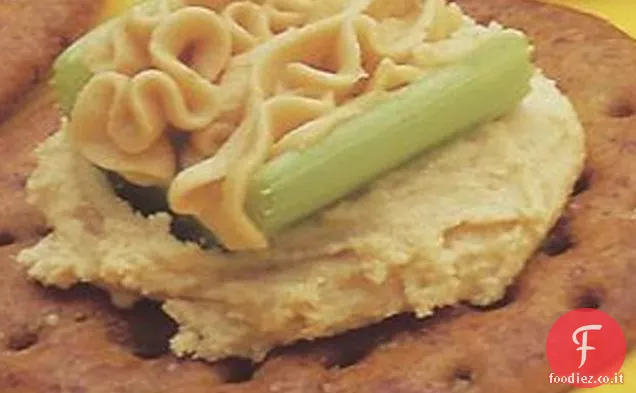 Snack al burro di arachidi e sedano