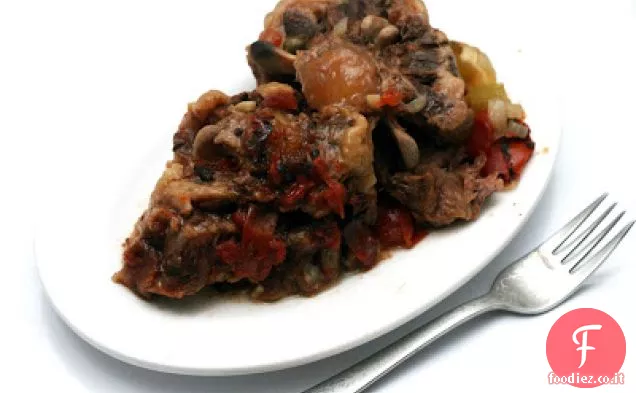 Oxtails Brasati con Pomodori, sedano e capperi