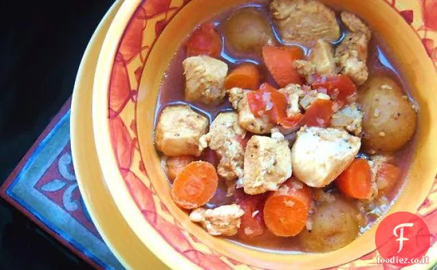 Semplice stufato di pollo / zuppa