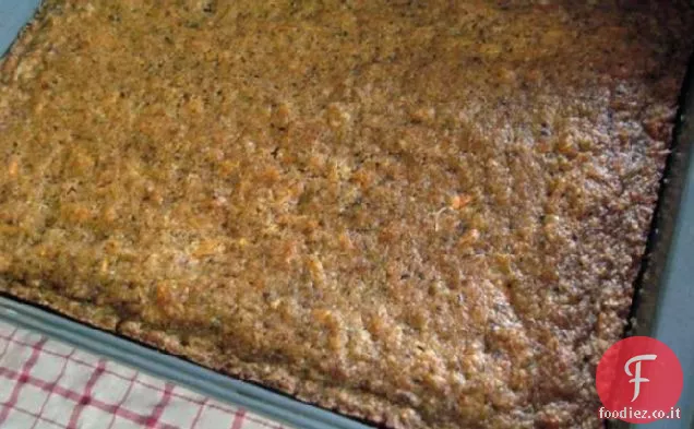 Torta di carote vegana