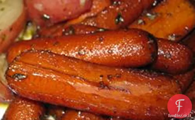 Carote glassate al balsamico