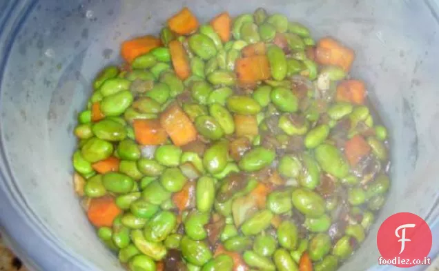 Edamame in salsa Kung Pao