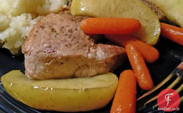 Acero Maiale e mele