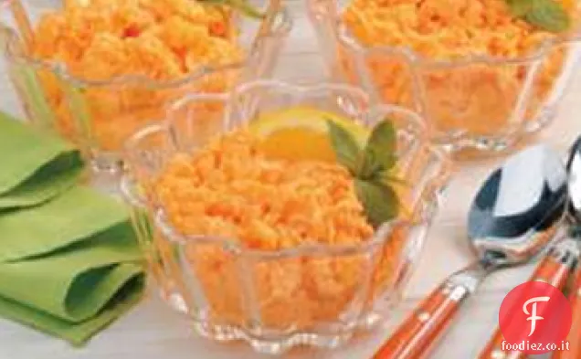 Insalata di carote montata