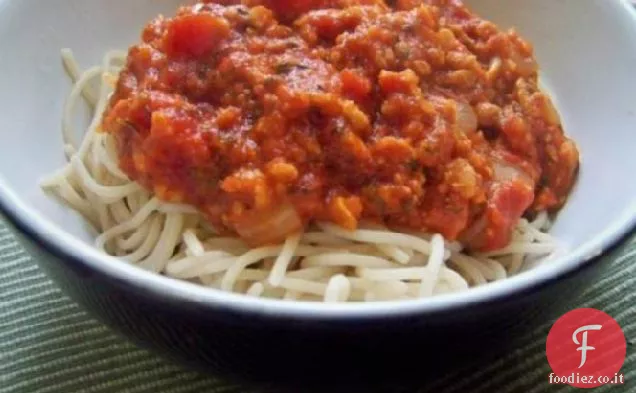 Spaghetti alla Bolognese Vegan