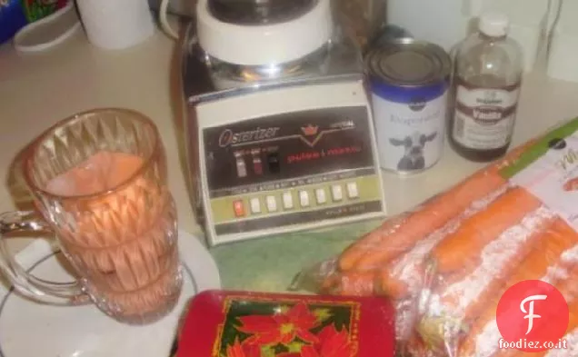 Succo di carota stile giamaicano di mia madre