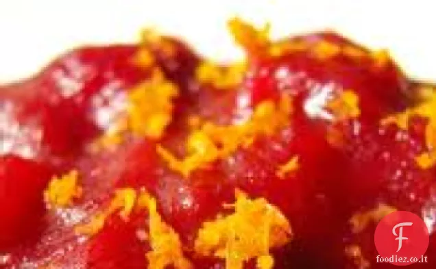 Cannella e chiodi di garofano Salsa di mirtilli rossi