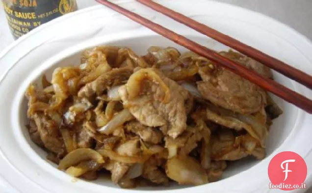 Carne di maiale allo zenzero (Shogayaki)