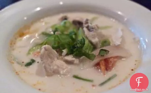 Pollo tailandese e zuppa di cocco (Tom Kha Kai)