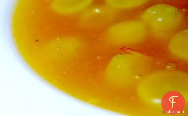 Salsa di zenzero arancione per anatra