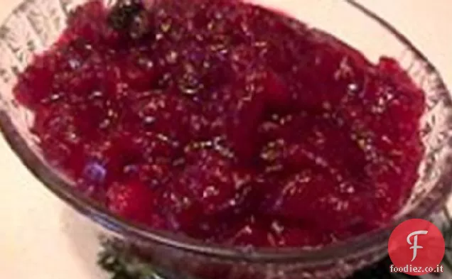 Sapore di mirtillo piccante