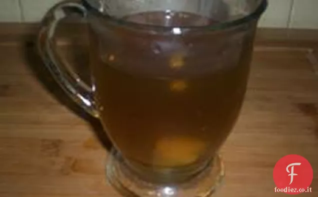 Bevanda calda e dolce allo zenzero