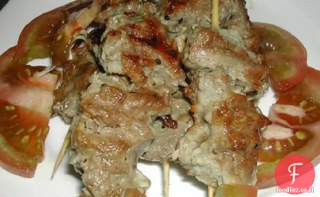 Spiedini di bufalo