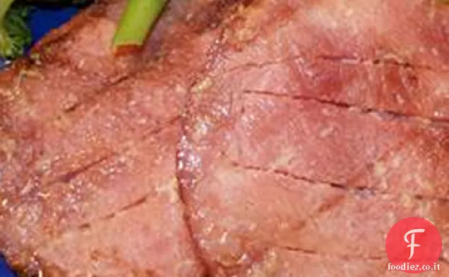 Fette di prosciutto di Doreen sulla griglia