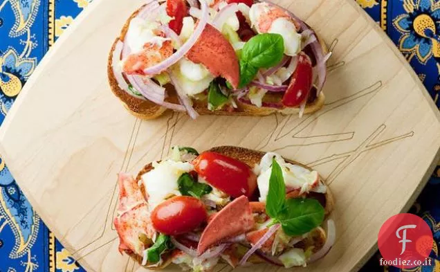 Bruschetta di aragosta