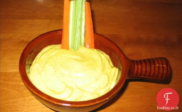 Salsa al curry per verdure crude