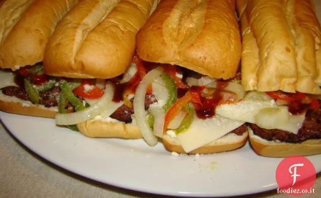 Hoagies di bistecca a cubetti
