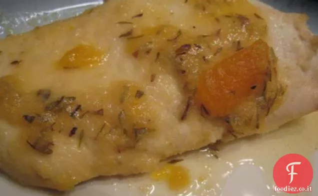 Pollo al forno al rafano