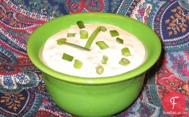 Bistecca di pollo fritto sul bastone con Whatthishere Salsa