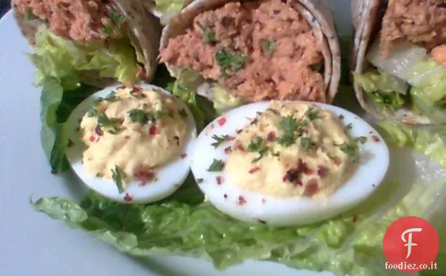 Pancetta e rafano Uova alla diavola