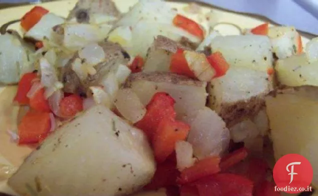 Forno arrosto casa patatine fritte