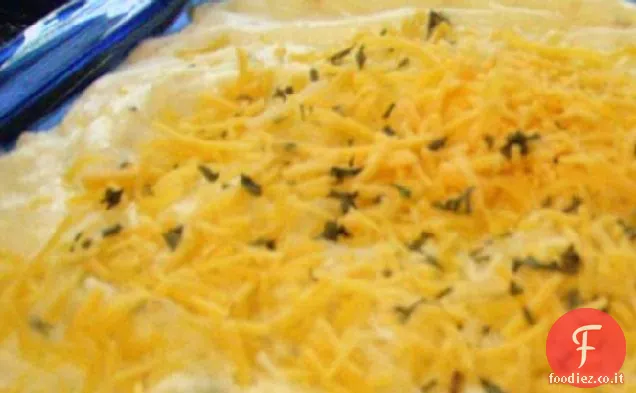 Cremoso aglio purè di patate Casseruola