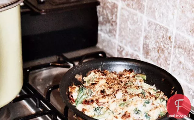 Frittata di sedano rapa e pomodori secchi