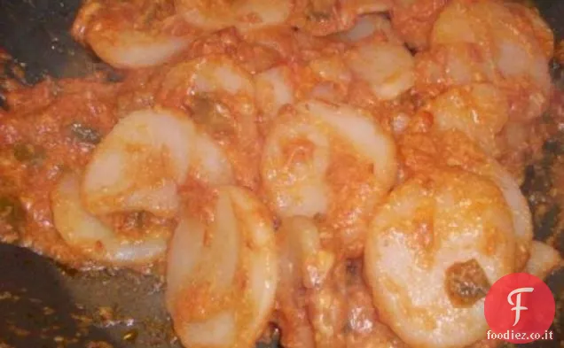 John's Formaggio Salsa Colazione Patate