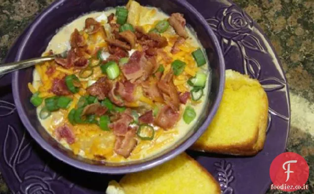 Zuppa di patate e cipolle