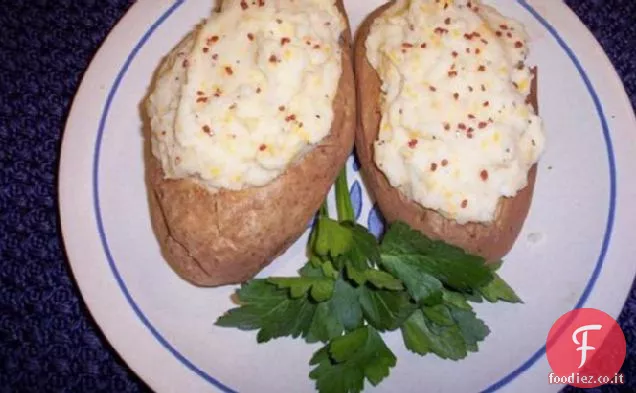 Patate al forno due volte a basso contenuto di grassi