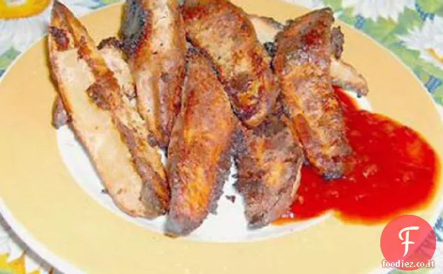 Patatine fritte al forno al parmigiano