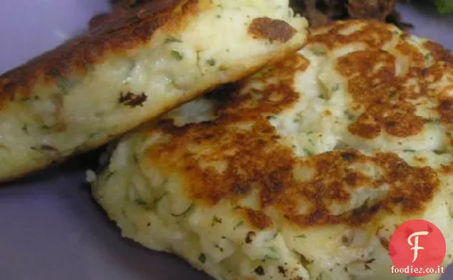 Frittelle di patate croccanti in stile tedesco