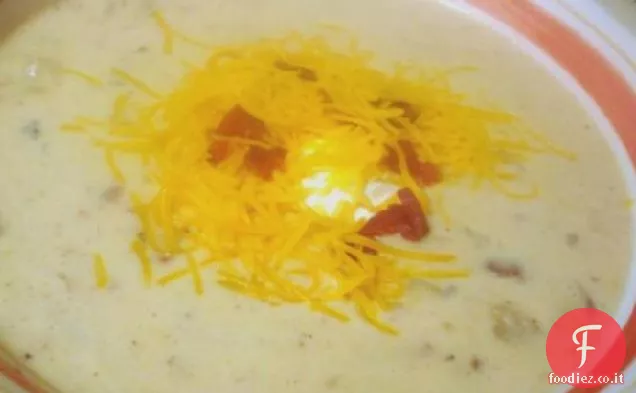 Zuppa di pancetta e patate