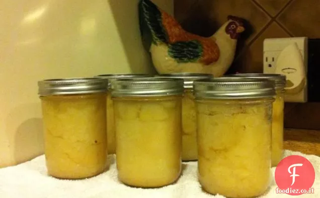 Base di patate al forno con pancetta, panna acida e erba cipollina Topping