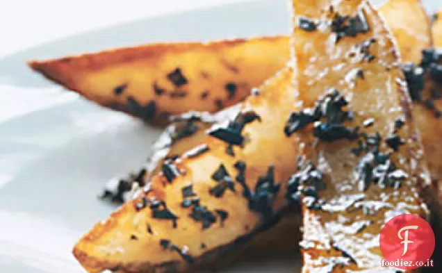Spicchi di patate arrosto con burro di Rosmarino