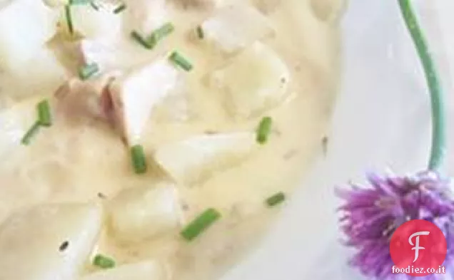 Crema di pollo e zuppa di patate
