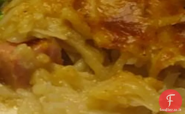 Prosciutto e patate al formaggio