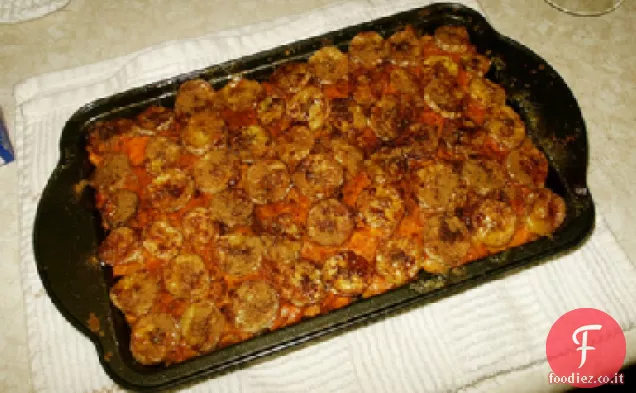 Patate dolci al forno con amari