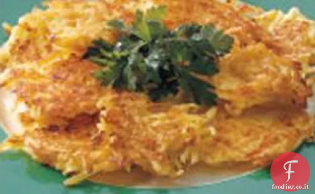 Frittelle di patate al formaggio svizzero