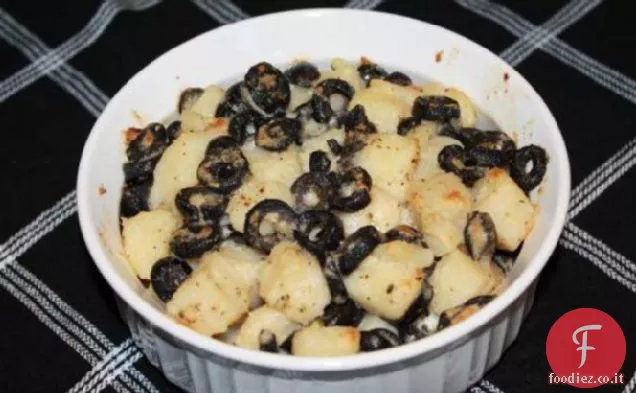 Patate e olive schiacciate