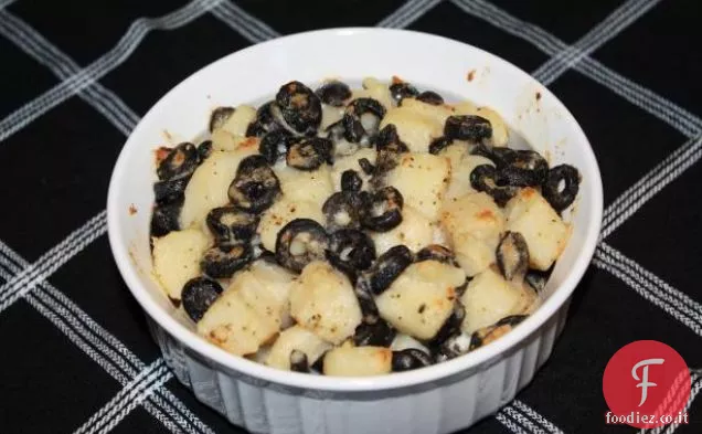 Purè di patate con aglio arrosto e cipolle caramellate